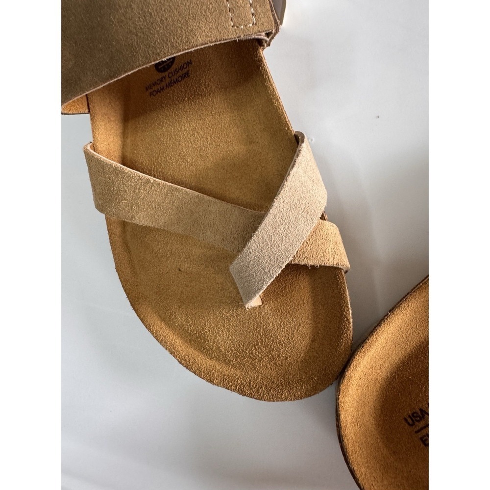 New Plankton AFELPADO Sandals Size 37 / 6.5 USA Beige / Tan 2025 Blair Leather - Picture 6 of 9